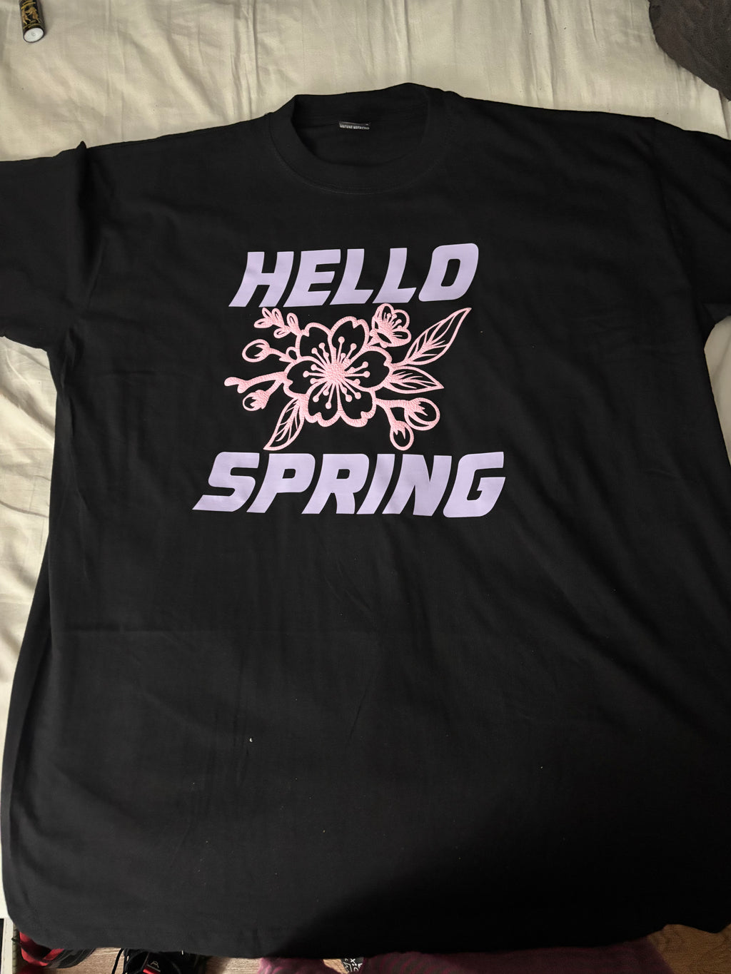 Women Graphic Spring T-shirt "Hello Spring Bye Spring"